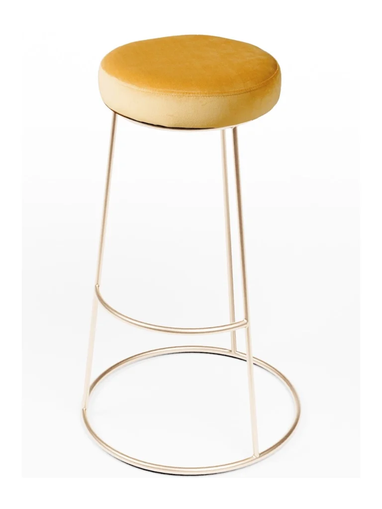 Barhocker Alice gold Schwarz mieten