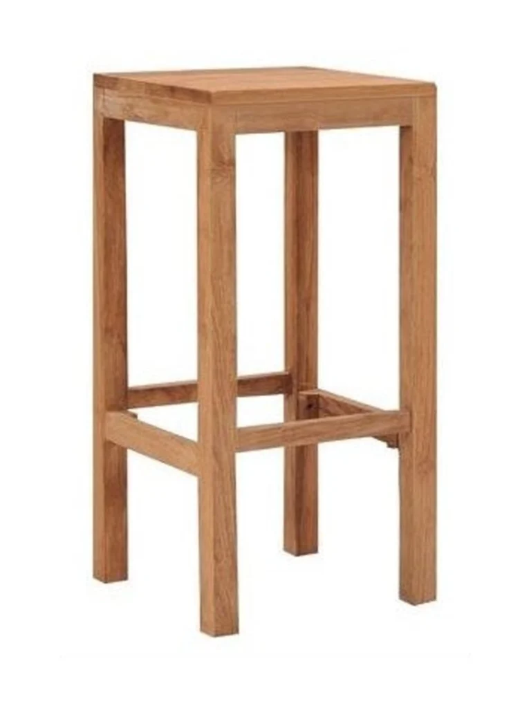 Barhocker aus Teakholz mieten | 70 cm
