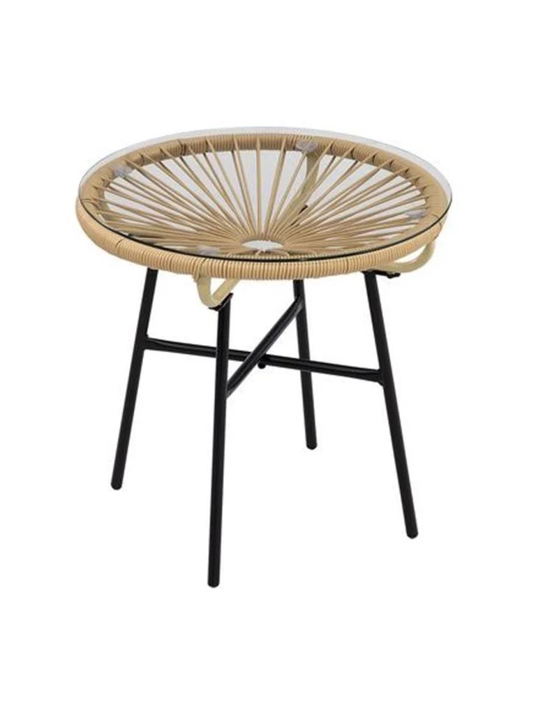 Lounge Tisch "Acapulco" beige mieten | Loungetisch