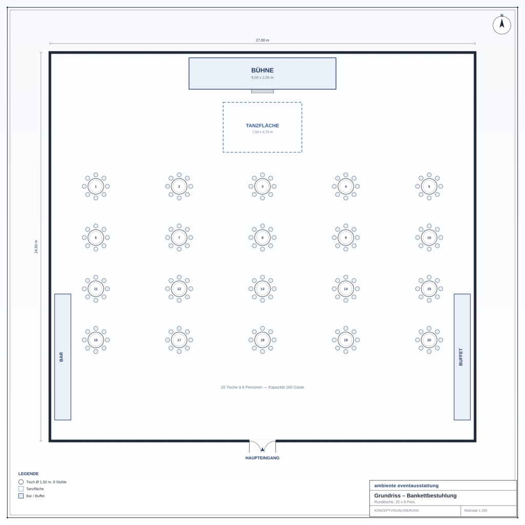 Beratung_Visualisierung_01_Grundriss_Bankett_quadratisch