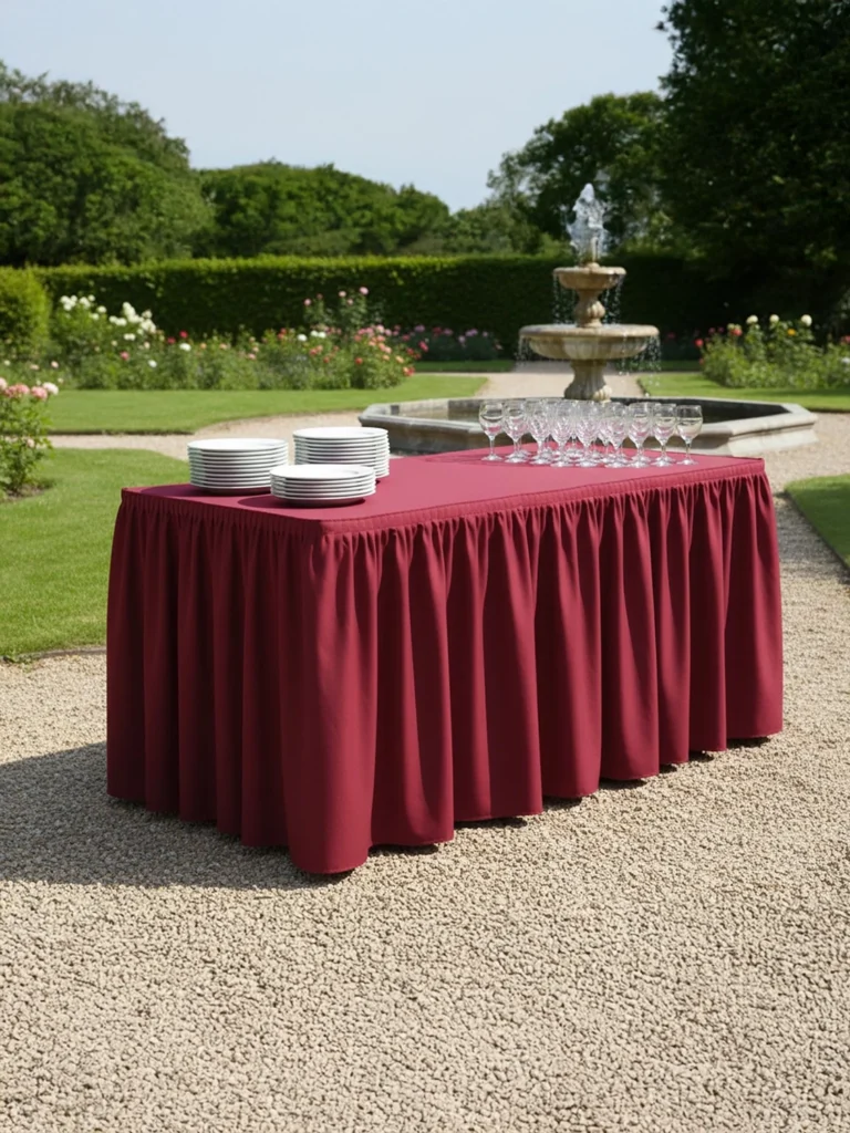 Buffettisch "Gala bordeaux" für Ihr Event mieten