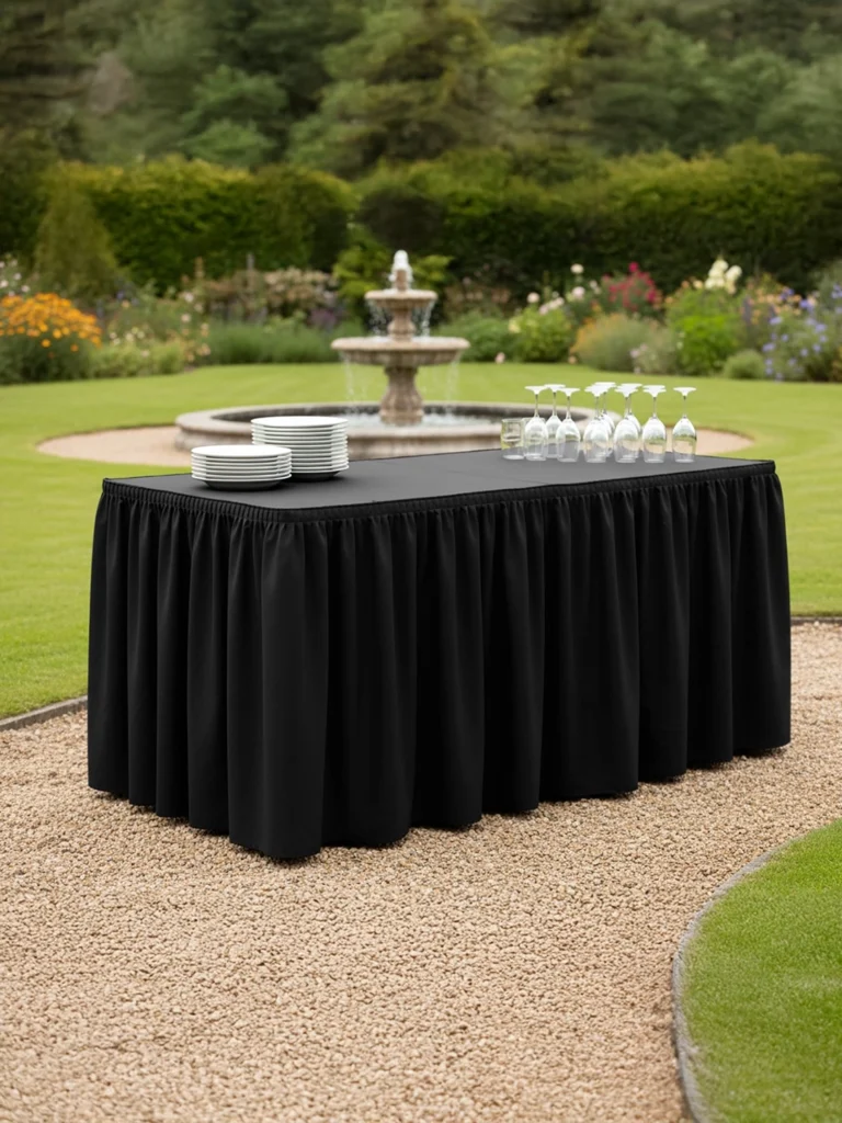 Buffettisch "Gala schwarz" für Ihr Event mieten