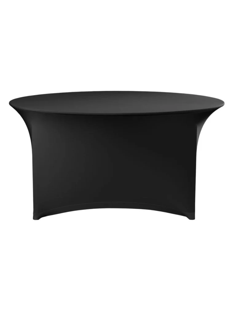 Buffettisch rund "Stretch 183" schwarz für Ihr Event mieten