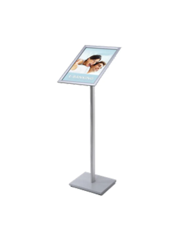 Design-Infoständer DIN A4 mieten | Aluminium