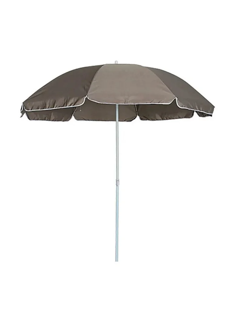 Eisdielenschirm taupe 2 m mieten