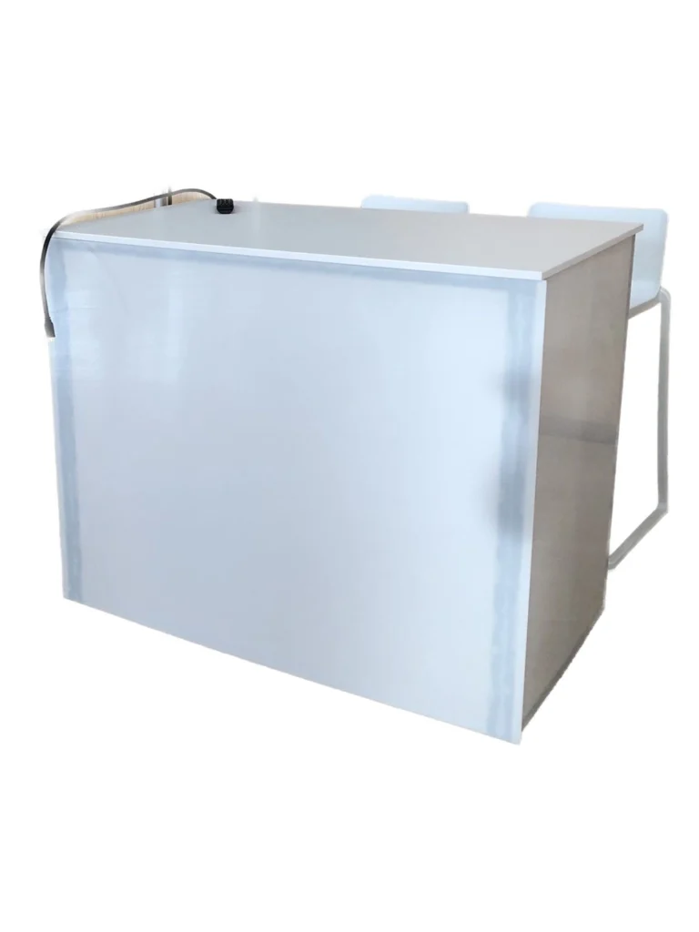Eventcounter Flexia weiß mieten | ambiente