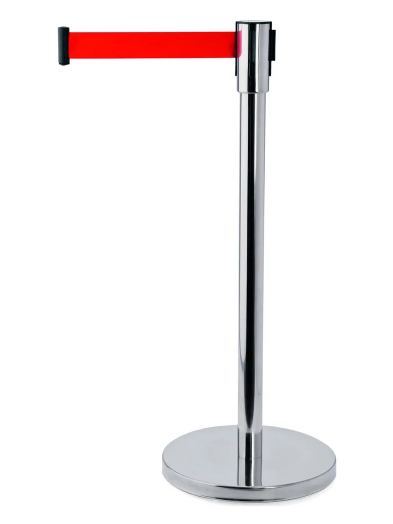 Gurtpfosten Pro mit rotem 3-m-Gurt mieten