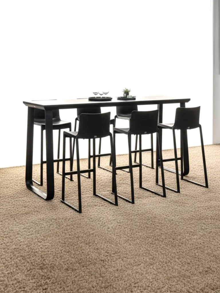 Hochtisch Salt mit Kasar-Hockern mieten | ambiente