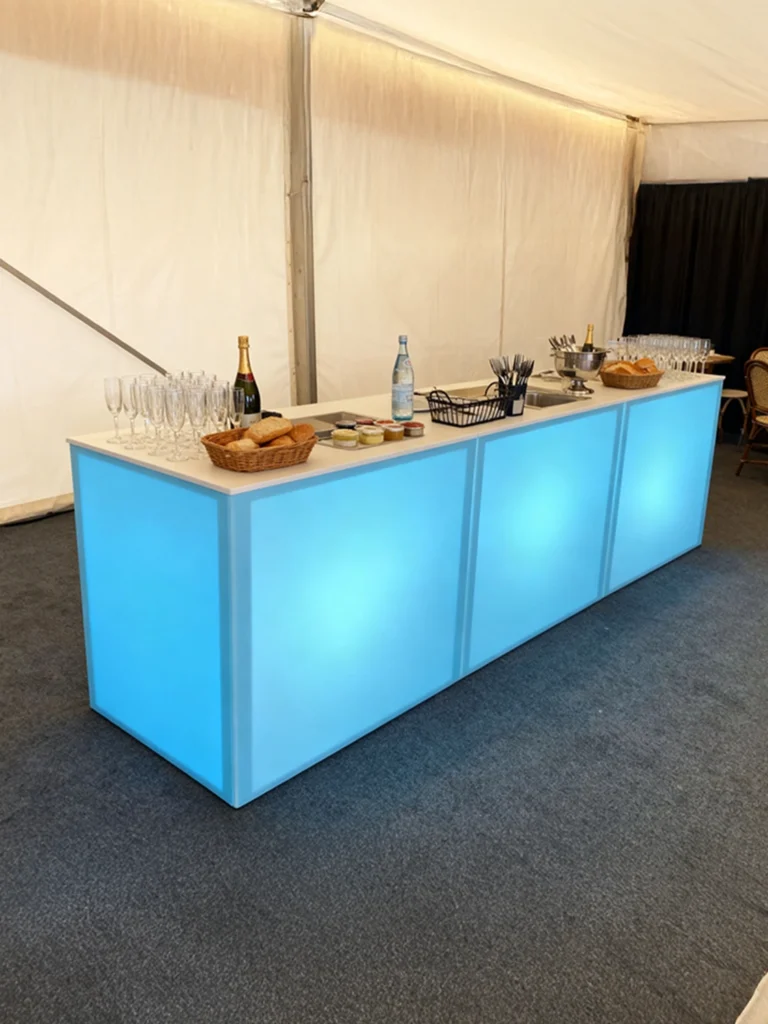 LED Buffet Modul "Flexia" 120x70x110cm für Ihr Event mieten