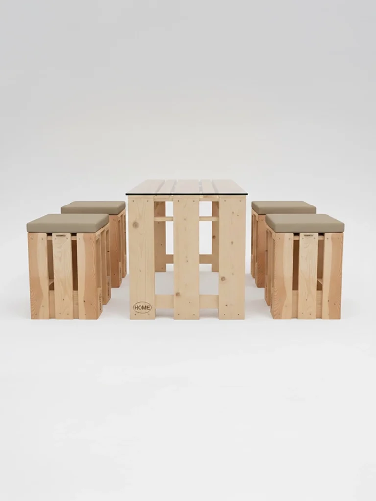 Paletten-Dinnerset für 4 Personen mieten