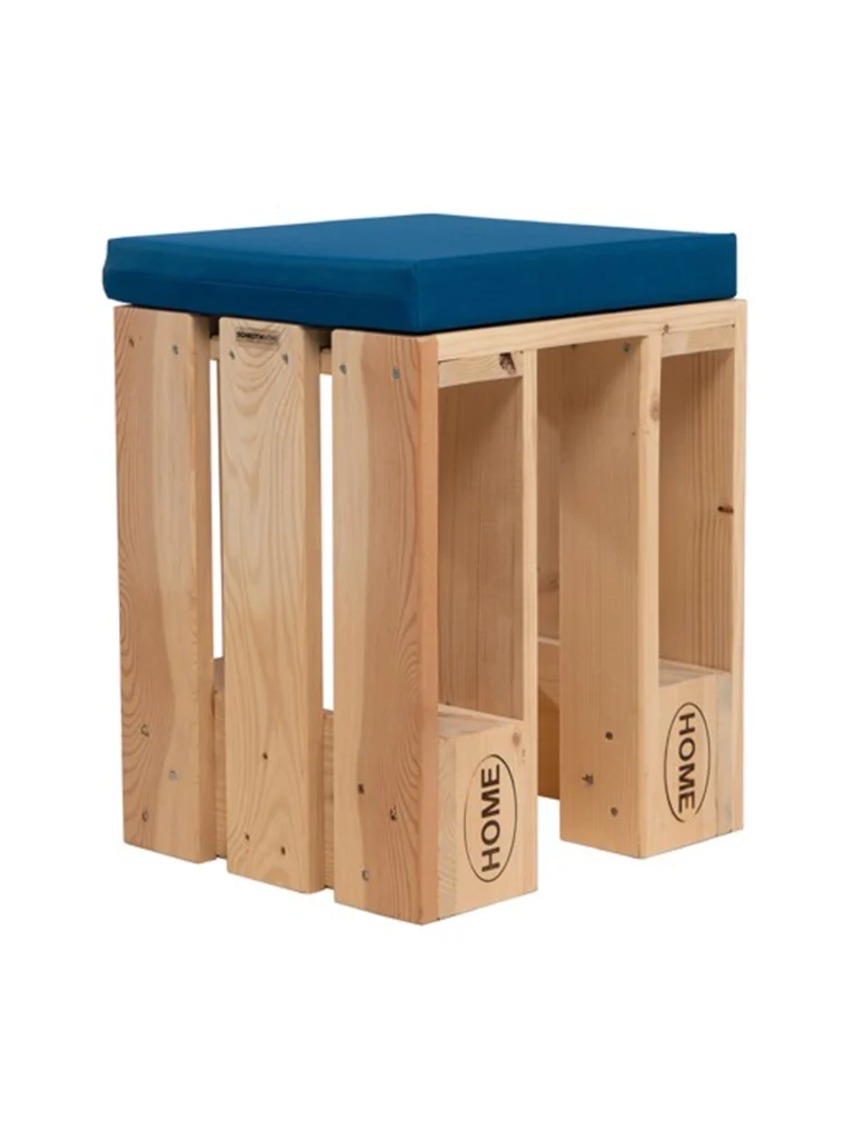 Palettenhocker Aureo blau mieten