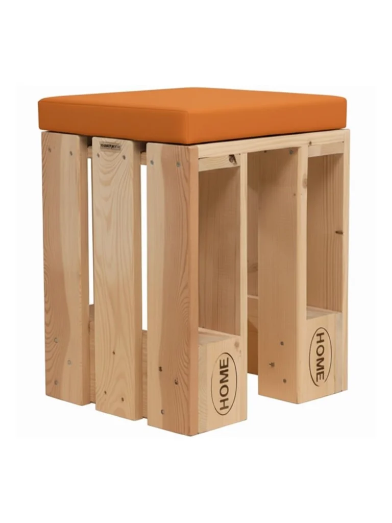 Palettenhocker Aureo orange mieten