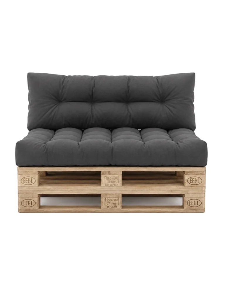 Palettensofa Stone mit Rückenlehne mieten