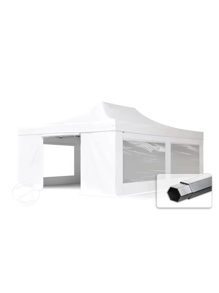 Robusten Profi-Faltpavillon 6 x 4 m mit wasserdichter