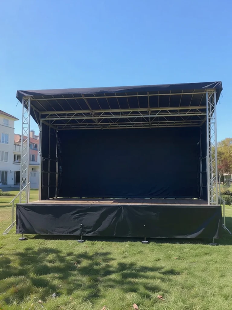 Stagemobil 60 m² mieten | XXL-Trailerbühne