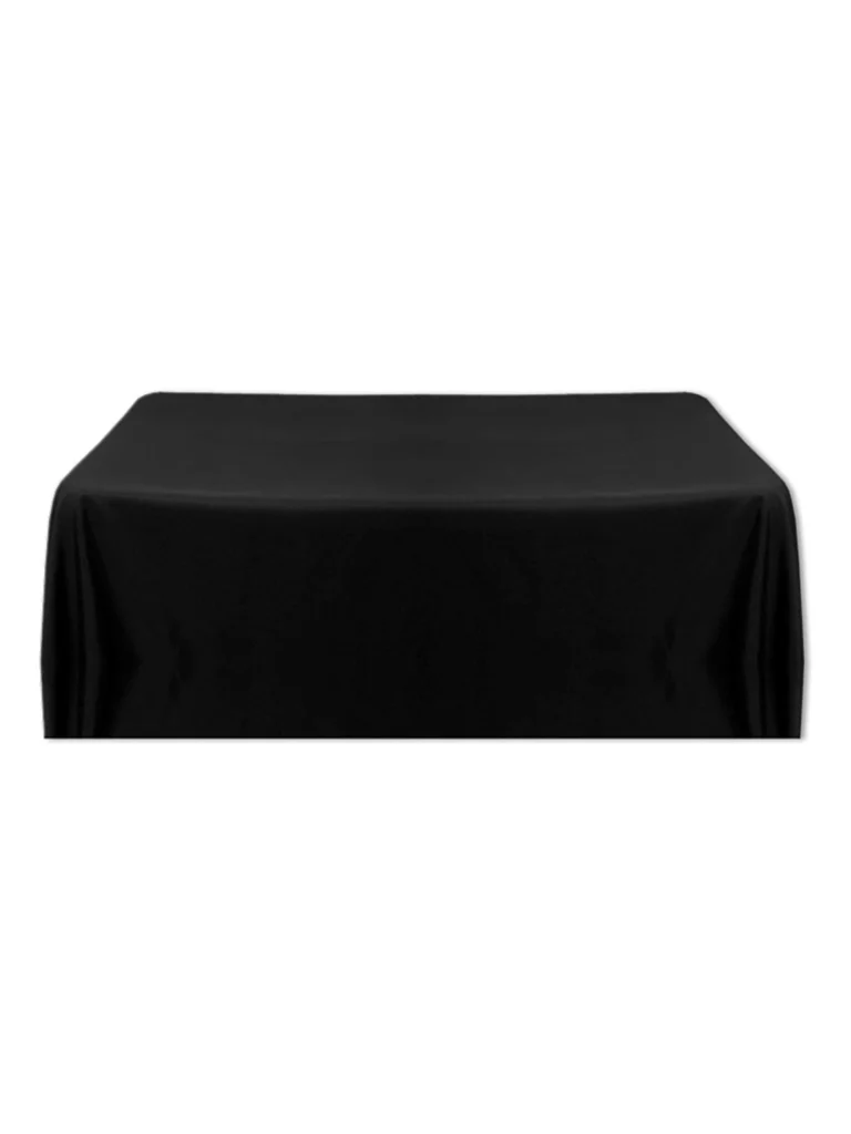 Tischdecke "130x220cm" schwarz für Ihr Event mieten