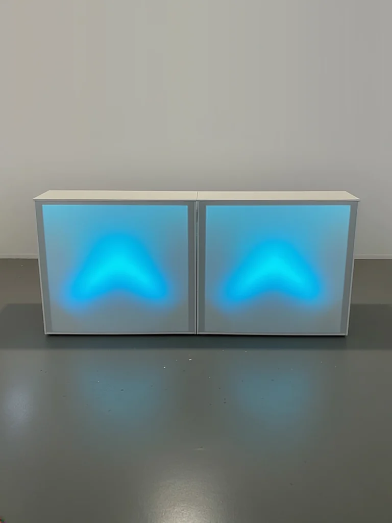 Tresen Kubo mit LED-Beleuchtung mieten