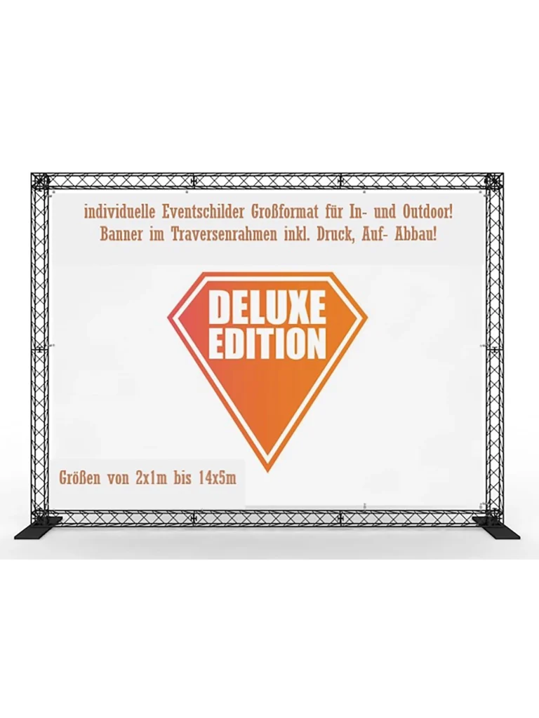 Truss Banner & Großformatschild mieten
